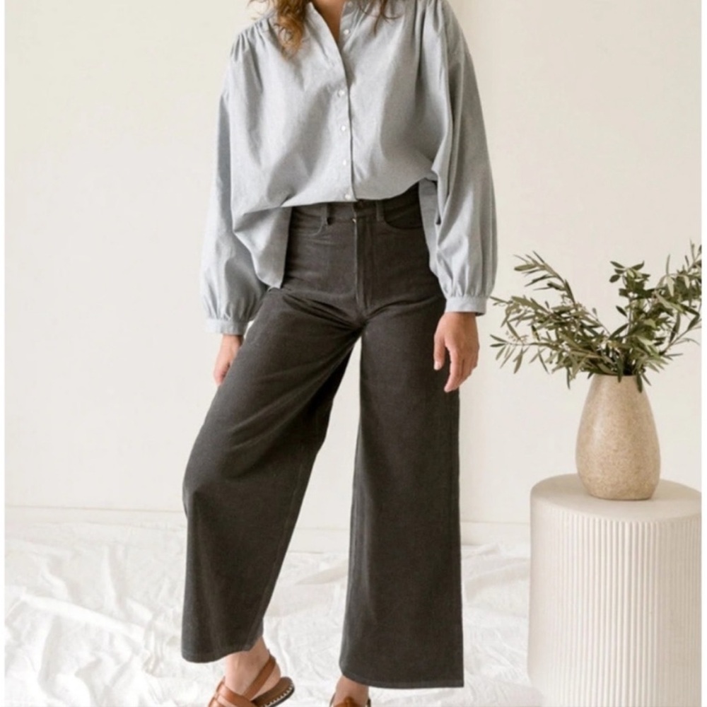 Laude The Label Wide-Leg Corduroy Pants